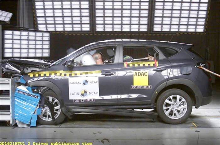 2021 Hyundai Tucson scores zero stars at Latin NCAP crash test